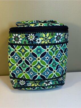 Retired Vera Bradley Daisy Daisy Quilted Fabric Cool Keeper Lunch Carrier Tote